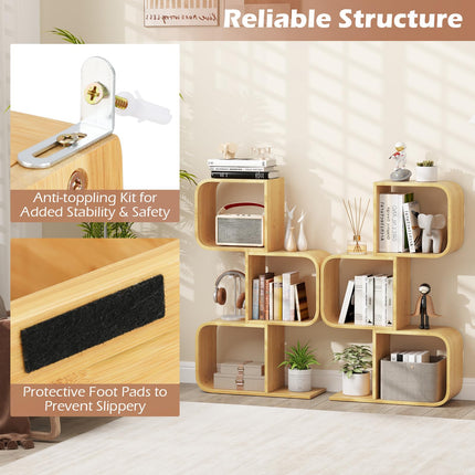 Dreamade S Shaped Bookcase