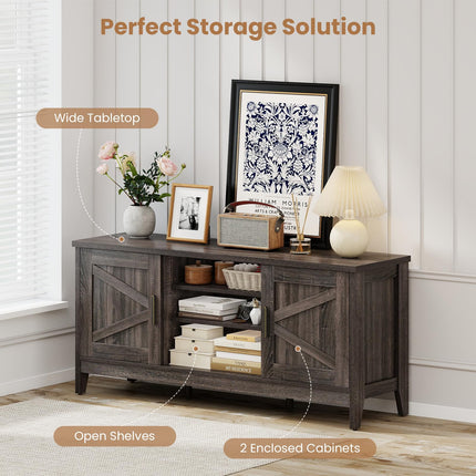 Dreamade Farmhouse TV Stand for TVs up to 65"