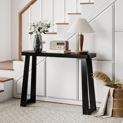 Dreamade Narrow Long Console Table Behind The Couch