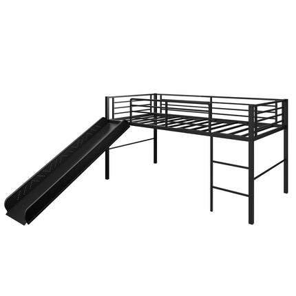 Dreamade Twin Loft Bed with Slide