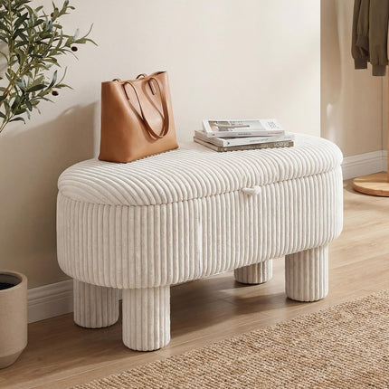 Dreamade 42'' Storage Ottoman Bench with Hidden Storage Compartment & Legs