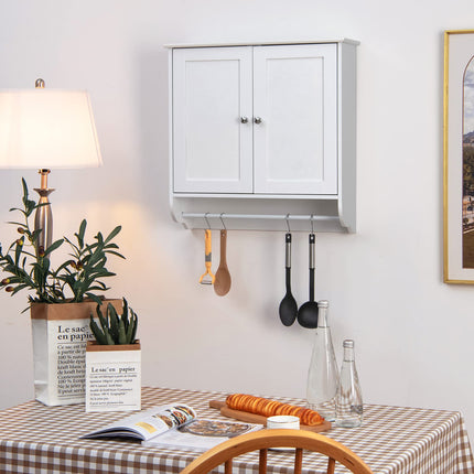 Dreamade Bathroom Cabinet Wall Mounted - Over The Toilet Medicine Cabinet with Double Doors