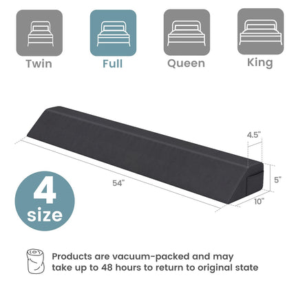 Dreamade Bed Wedge Pillow for Headboard Gap Filler