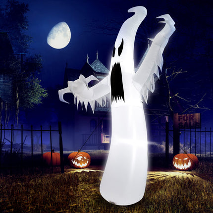 DREAMADE 12ft Halloween Inflatable Ghost Giant Lighted Decoration