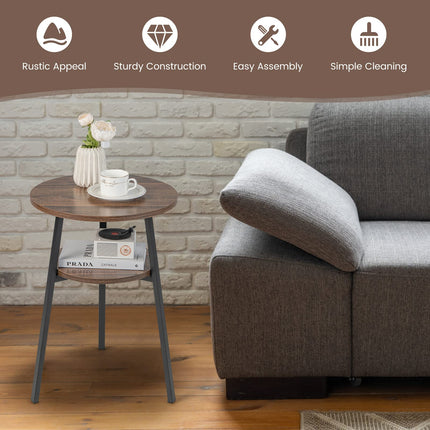 Dreamade Round End Table Set