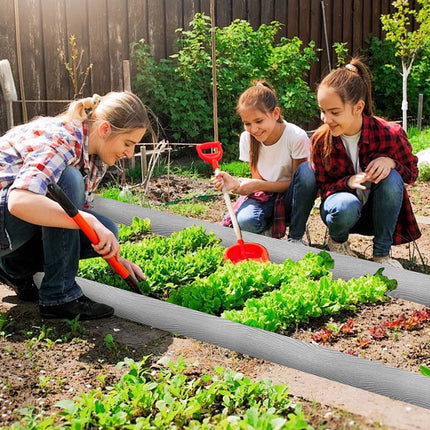 Dreamade Galvanized Metal Landscape Edging 6 Packs 20FT Heavy-Duty Hammer-in Edging Border