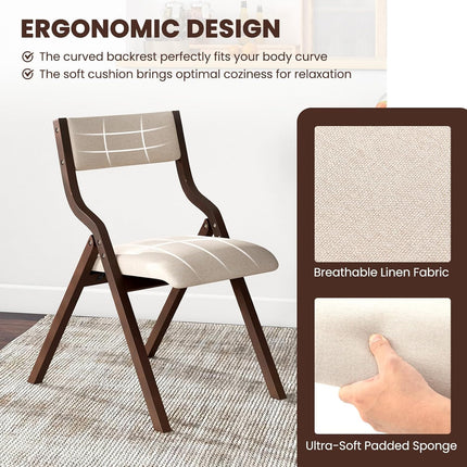 Dreamade Dining Table Set for 2 OR 4, Kitchen Table Chairs Set, Expandable Dining Table with Upholstered Folding Dining Chairs
