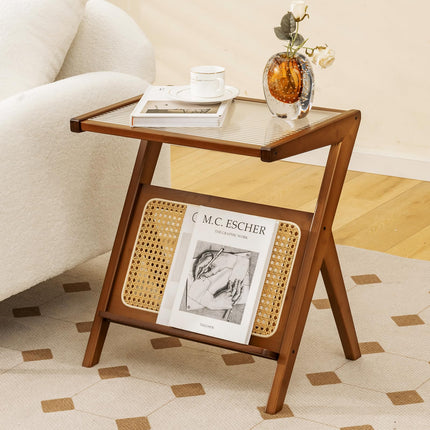 Dreamade Rattan Side Table