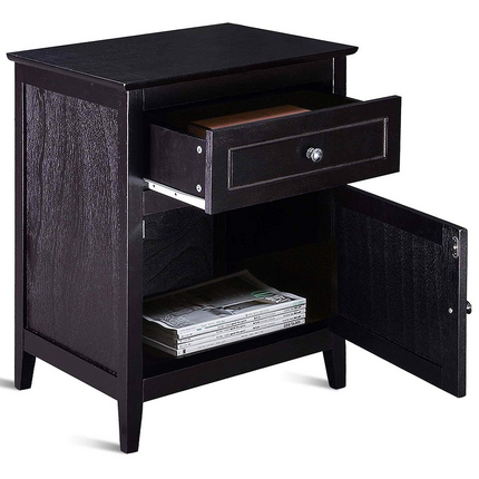 Wooden End Table W/Shelf - Dreamade