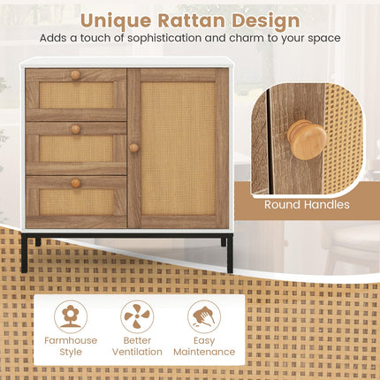 Dreamade Buffet Cabinet with Storage