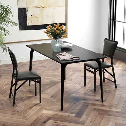Metal Folding Chair Dining Chairs Home Restaurant Furniture - Dreamade