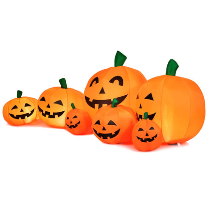 DREAMADE 7.5 FT Halloween Inflatable Pumpkins Blow Up Jack-o-Lantern
