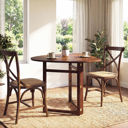 Dreamade 31.5" Folding Dining Table for 2-3 Drop Leaf Dinner Table