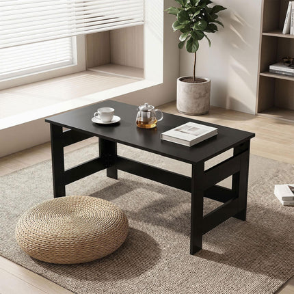 Dreamade 31.5" Small Folding Coffee Table with Foldable Legs