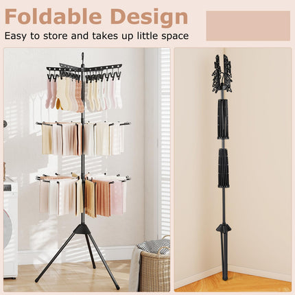 Dreamade Tripod Clothes Drying Rack