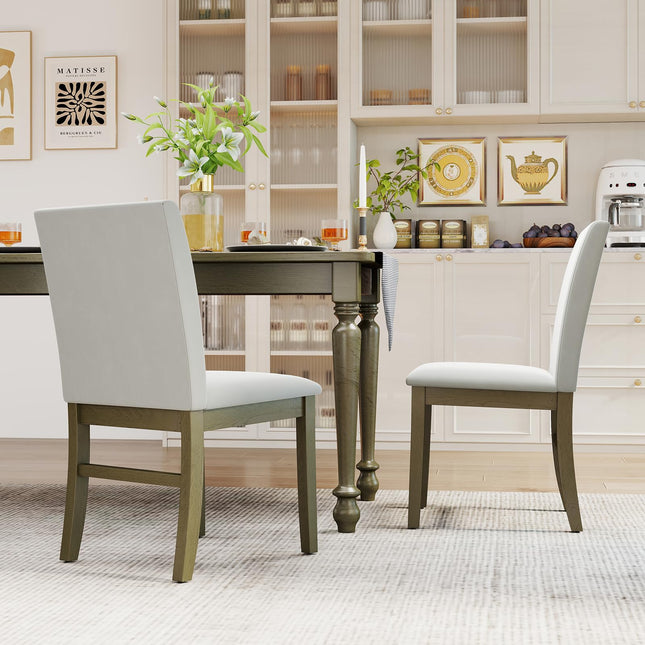 Dreamade Upholstered Dining Chairs Set for Restaurant