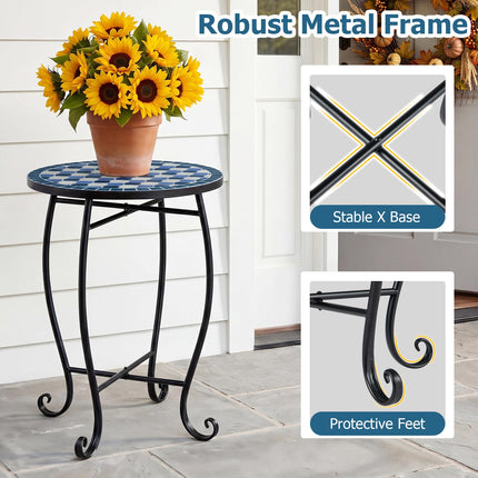 Dreamade 14" Outdoor Side Table