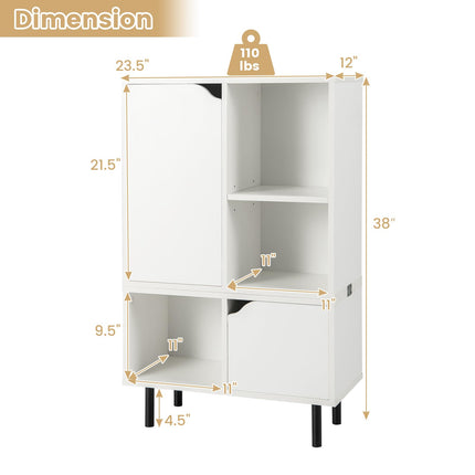 Dreamade 5 Cube Stackable Bookcase