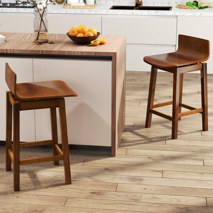 Dreamade 24.5" Swivel Bar Stools Set of 2/4