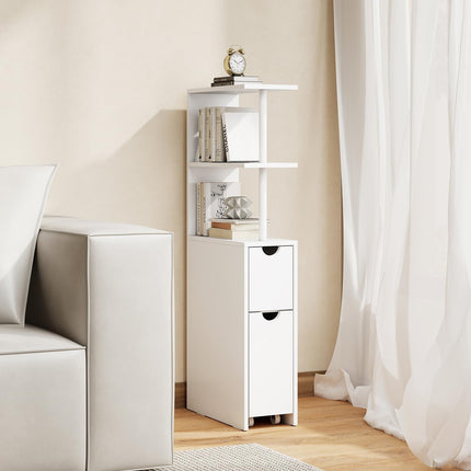 Dreamade Slim Storage Cabinet Narrow Freestanding Bathroom Organizer