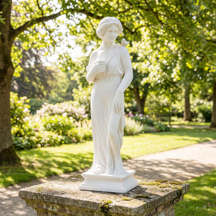 Dreamade 31.5" Greek Goddess Statue with Bird