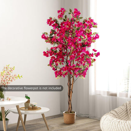 Dreamade 6 FT Bougainvillea Artificial Tree Artificial Plants for Indoor Decor