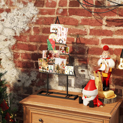 Dreamade 2 Pack Christmas Tree Photo Holder with 36 Round Clips