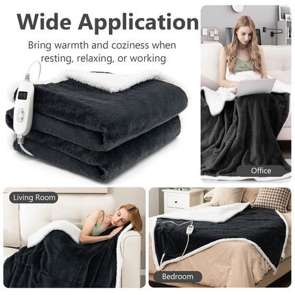 Dreamade Heated Blanket 60'' x 50'' Electric Blanket Throw