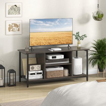 Dreamade TV Stand for TV Up to 50” TVs, Entertainment Center with Charging Station, USB & Type C Ports