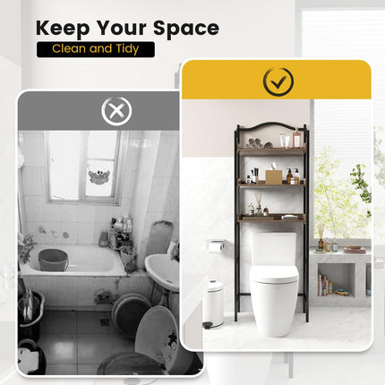 Dreamade 3-Tier Over-The-Toilet Rack