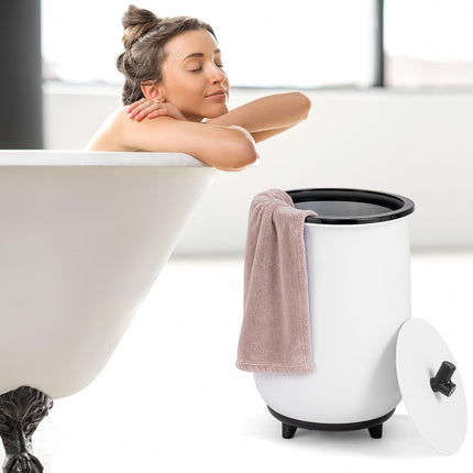 Dreamade Towel Warmer for Bathroom - 23L Large Blanket Warmer with 3 Heat Settings, Built-in Timer, Auto Shut Off