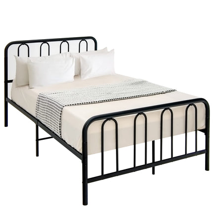 Dreamade Full Size Metal Bed Frame, Modern Bed Frame