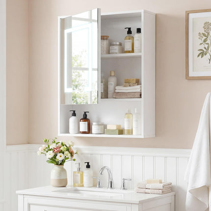 Dreamade 24"x18" Medicine Cabinet with Mirror and Lights
