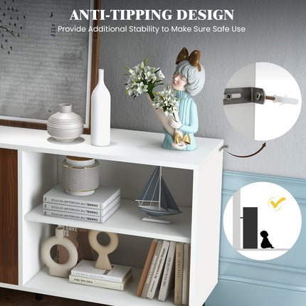 Dreamade Buffet Sideboard, Modern Storage Cabinet