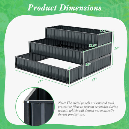 Dreamade 3 Tier Raised Garden Bed