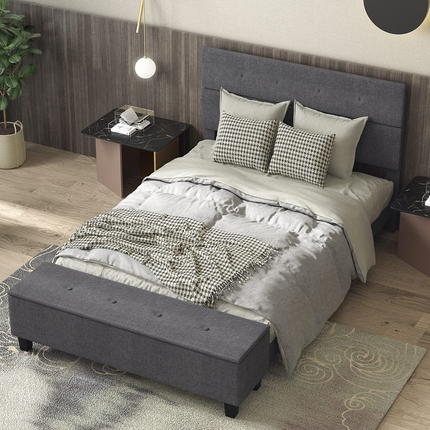 Bed Frame with Ottoman Storage - Dreamade