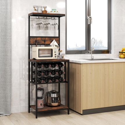 Dreamade Tall Wine Rack Freestanding Floor