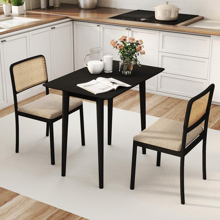 Dreamade Dining Table Set with 2 Rectangular Dinner Tables for 4-6