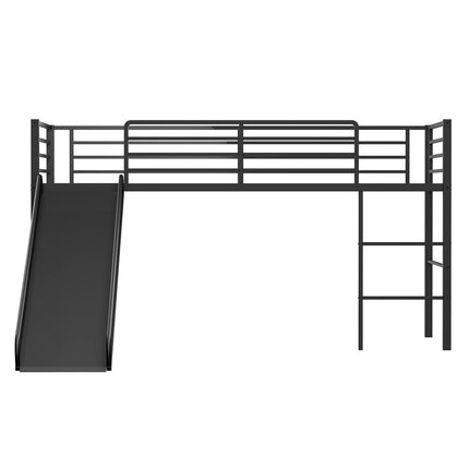 Dreamade Twin Loft Bed with Slide