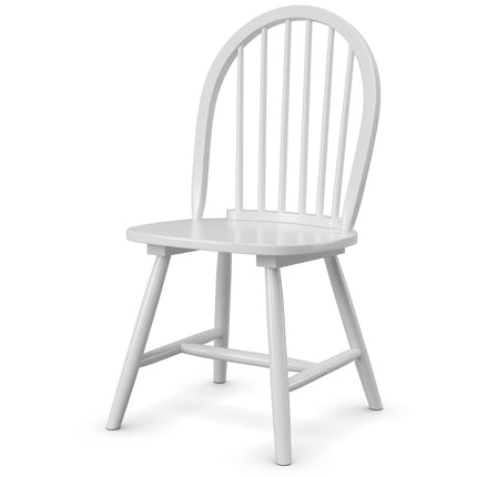Dreamade Wood Dining Chairs, French Country Armless Spindle Back Dining Chairs