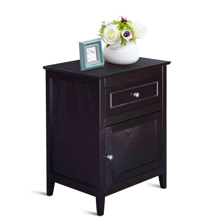 Wooden End Table W/Shelf - Dreamade