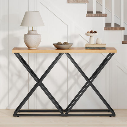 Dreamade 55" Industrial Console Table for Living Room