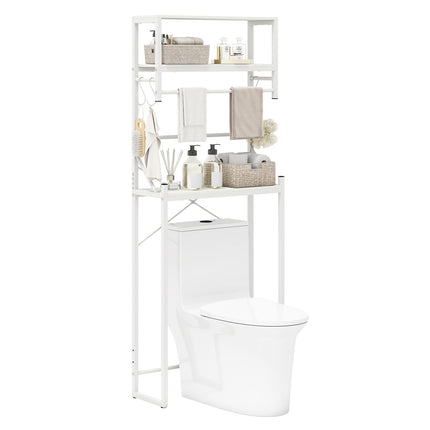 Dreamade 3-Tier Over The Toilet Storage 64" Tall Freestanding Space Saver Bathroom Shelves
