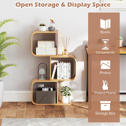 Dreamade S Shaped Bookcase