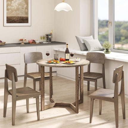 Dreamade 36" Round Dining Table for 4
