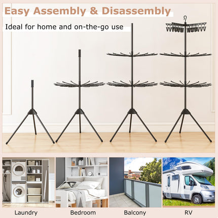 Dreamade Tripod Clothes Drying Rack