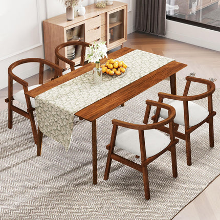 Dreamade 2/4 Wooden Dining Chairs Set