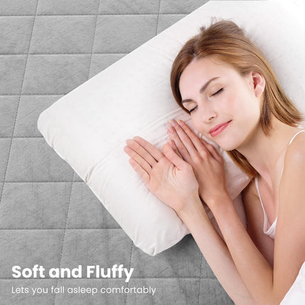 Dreamade Mattress Topper Cover, Soft Velvet Mattress Protector with Deep Pockets