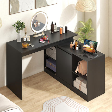 Dreamade 48" Reversible L-Shaped Computer Desk