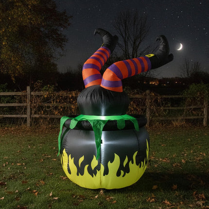 DREAMADE 6 FT Halloween Inflatable Witch Legs
